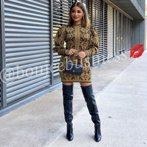 Zara Dresses & Skirts - ZARA BNWT Jacquard Dress
